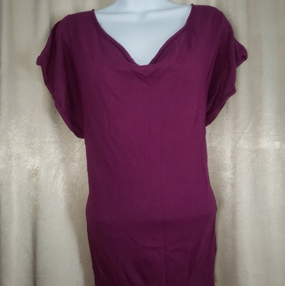 NWOT LOFT magenta purple wool blend sweater Womens Medium - Picture 5 of 6